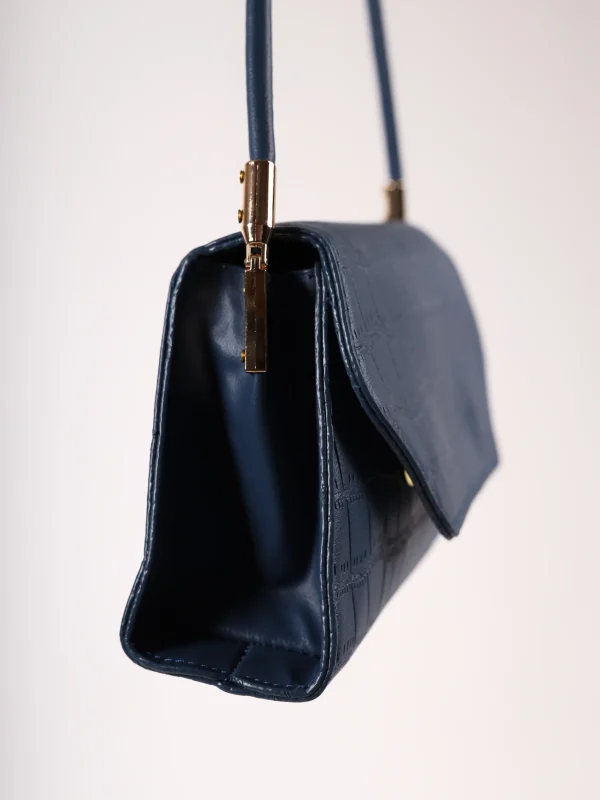 Plava reljefna torbica KA045