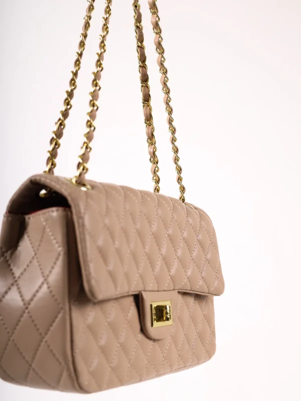 Krem štepana torba KA03